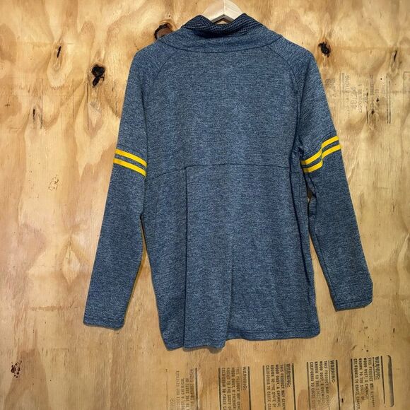 Nike NCAA Michigan Wolverines Long Sleeve Turtleneck Shirt Sz L - Picture 2 of 6